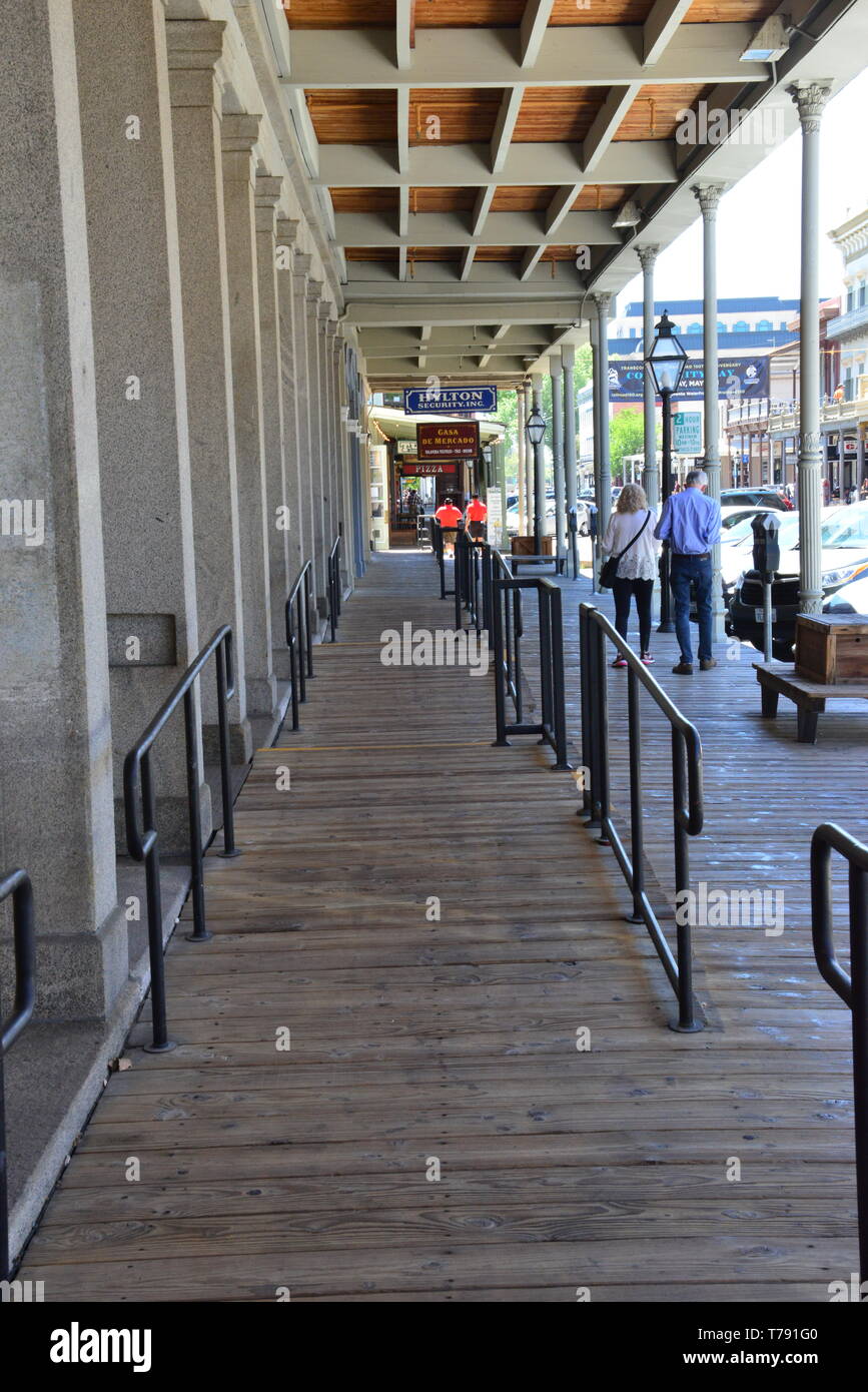 Sacramento old town. Foto Stock