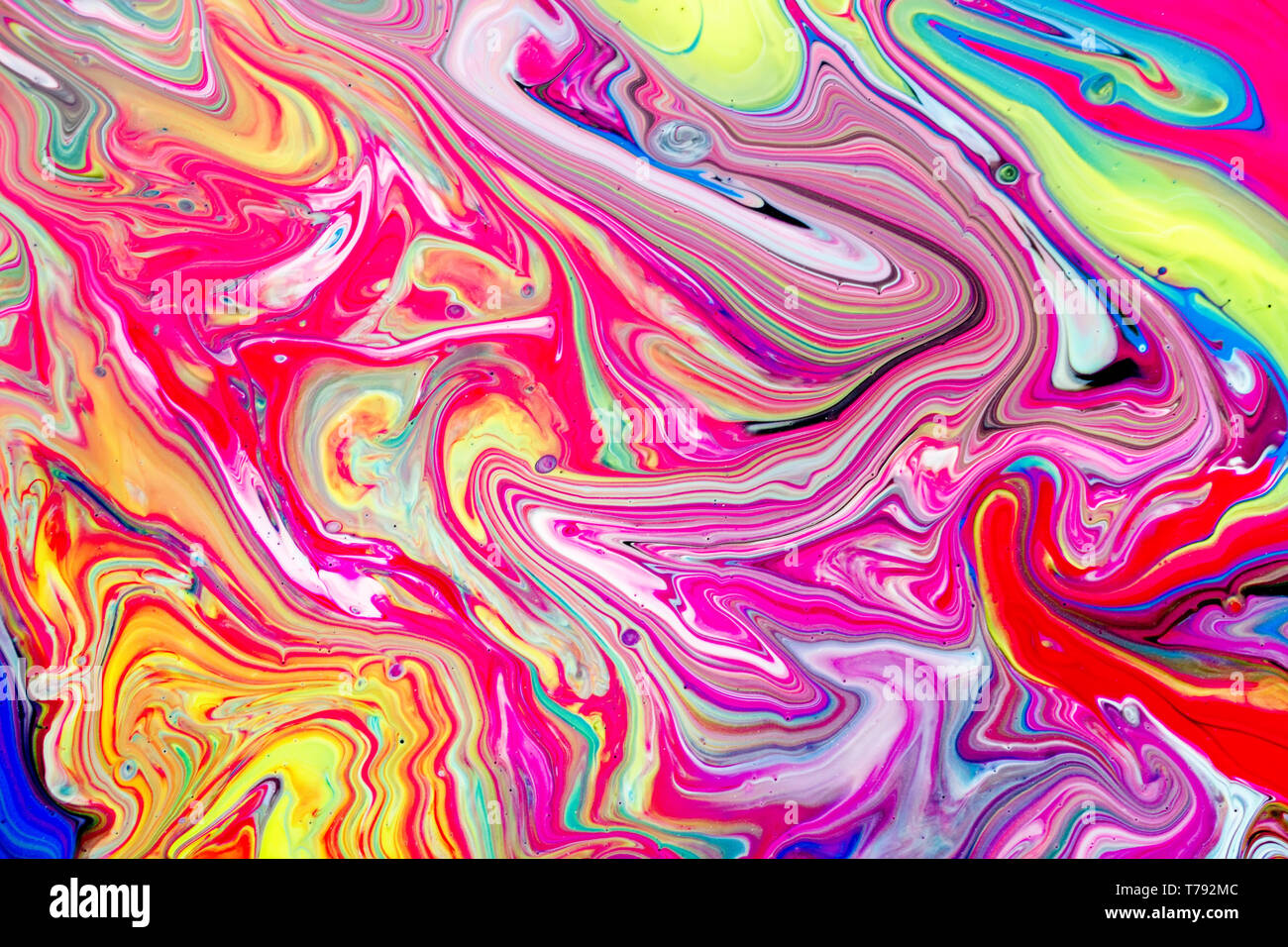 Abstract Multi Colore Di Sfondo Di Vernice Texture Acrilico