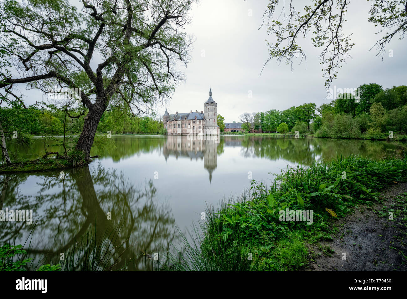 Il Castello di Horst, Leuven, Regione fiamminga, Belgio, Europa Foto Stock