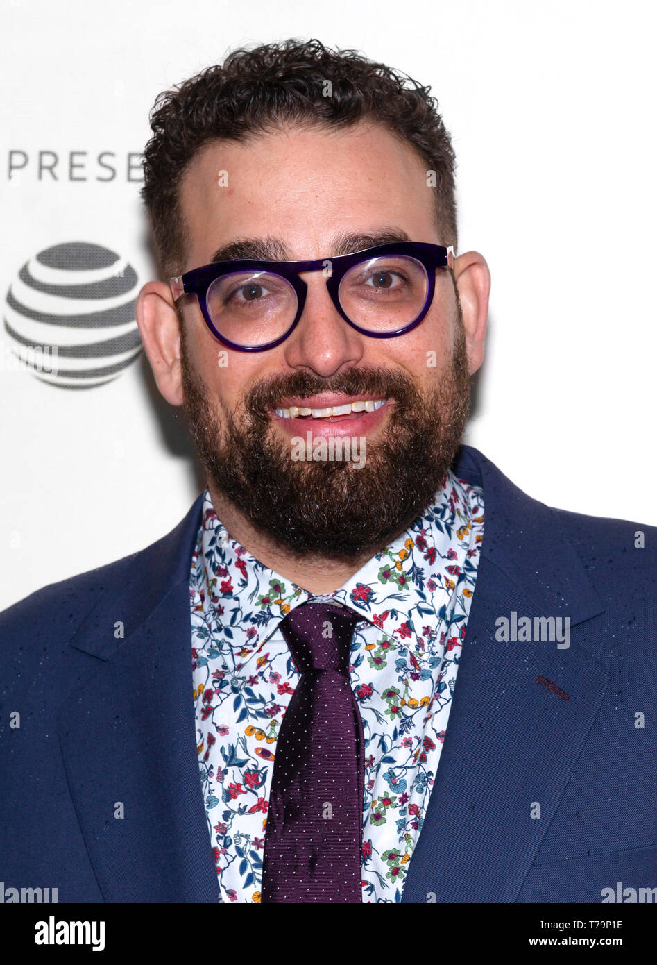 New York, NY - Maggio 02, 2019: Michael Simkin assiste premiere di estremamente malvagi, incredibilmente male e vile filmato durante il Tribeca Film festivall a BMCC Foto Stock