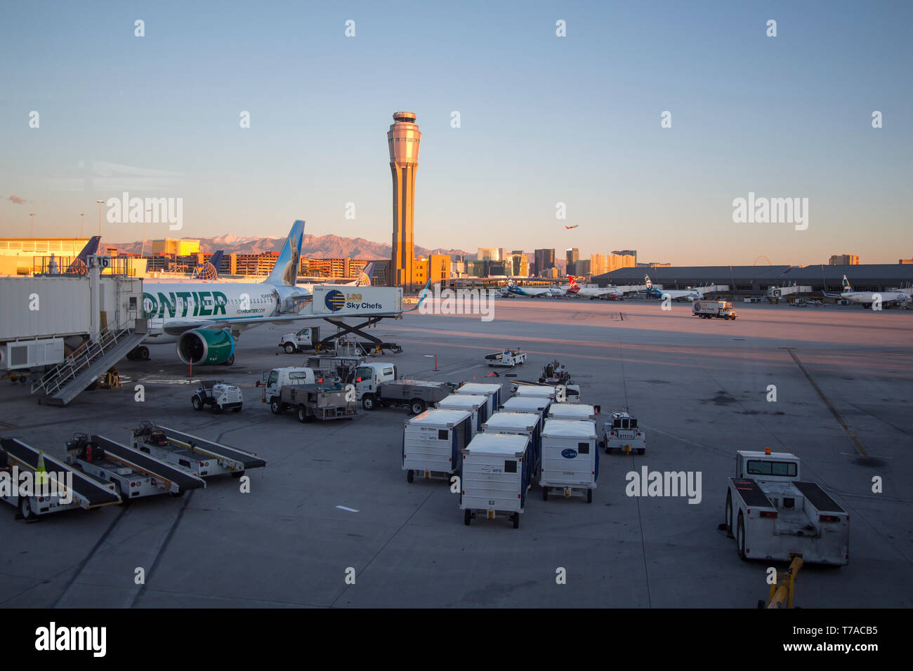 McCarren International Airport, Las Vegas, nanovolt Foto Stock