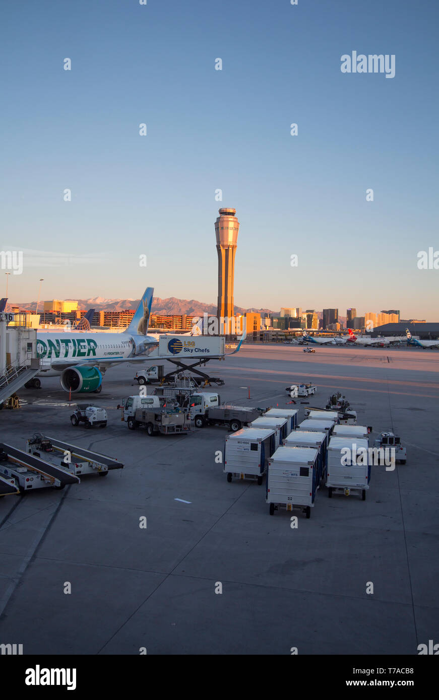 McCarren International Airport, Las Vegas, nanovolt Foto Stock
