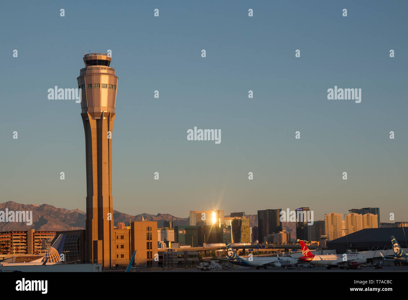 McCarren International Airport, Las Vegas, nanovolt Foto Stock