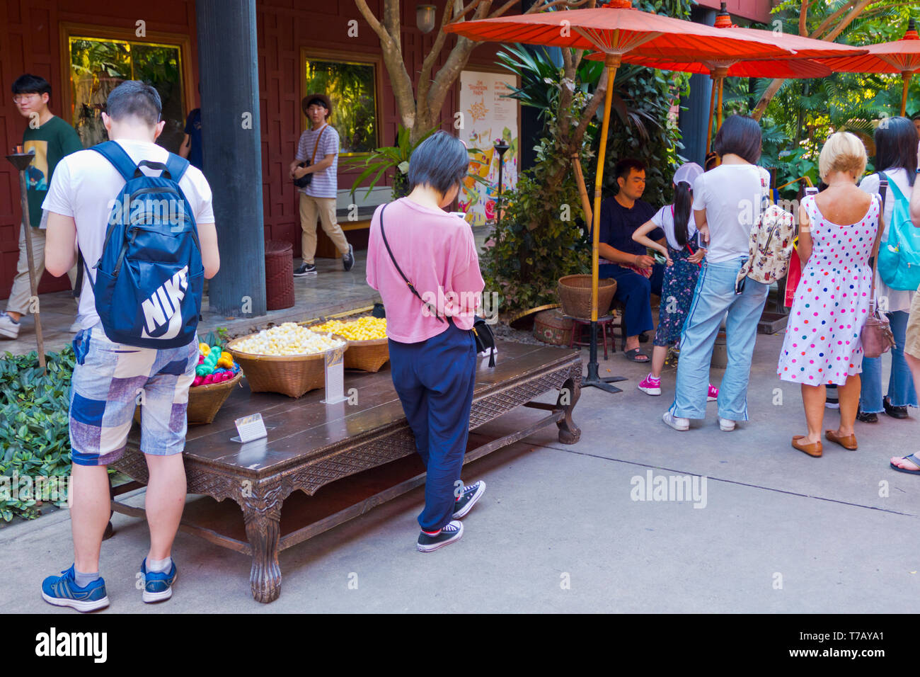 Jim Thompson House Museum, Bangkok, Thailandia Foto Stock