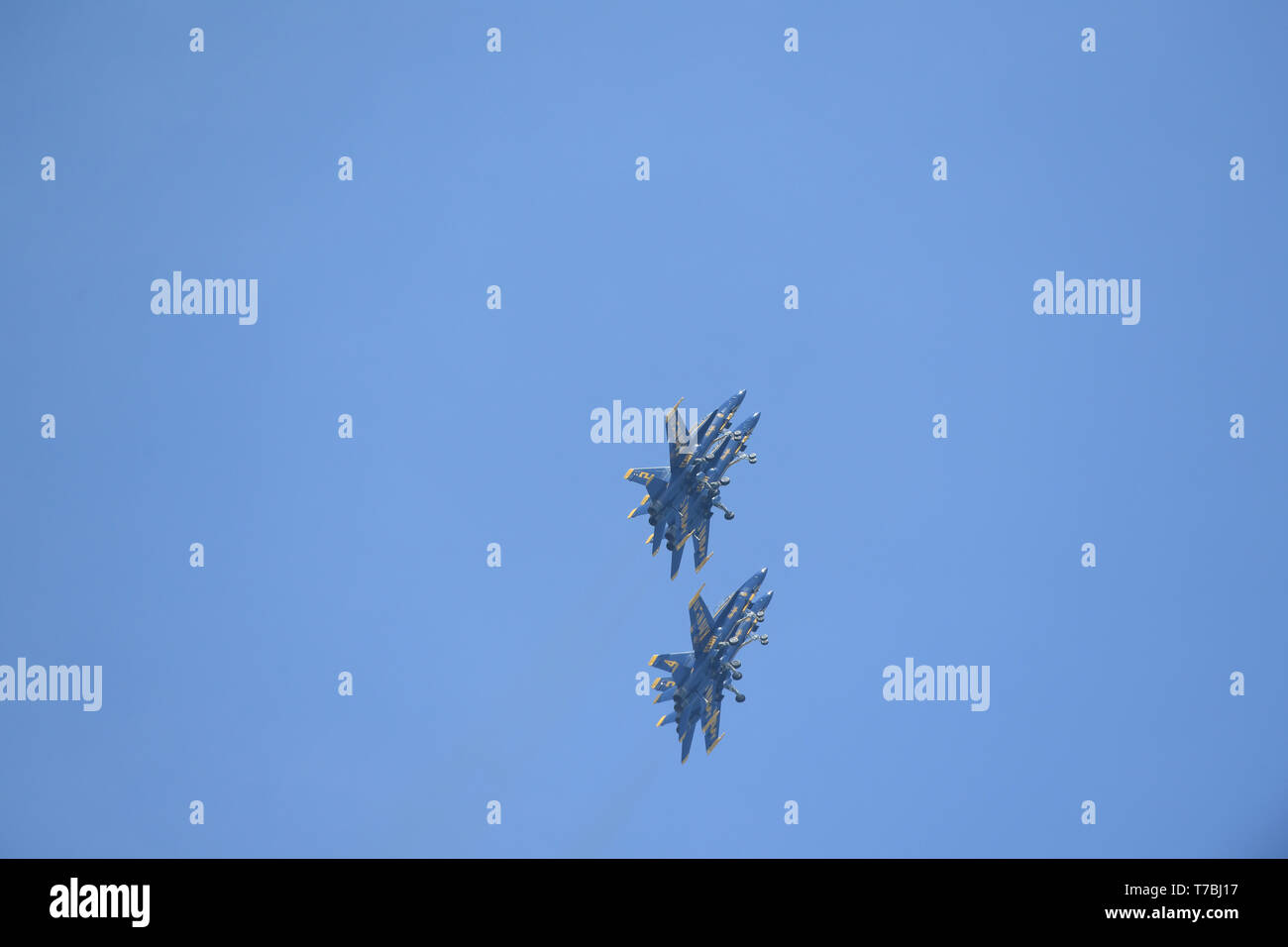 Fort Lauderdale, Florida, Stati Uniti d'America. Il 5 maggio 2019. US Navy Blue Angels esegue in Fort Lauderdale Air Show il 5 maggio 2019 a Fort Lauderdale, Florida Persone: US Navy Blue Angels Foto Stock