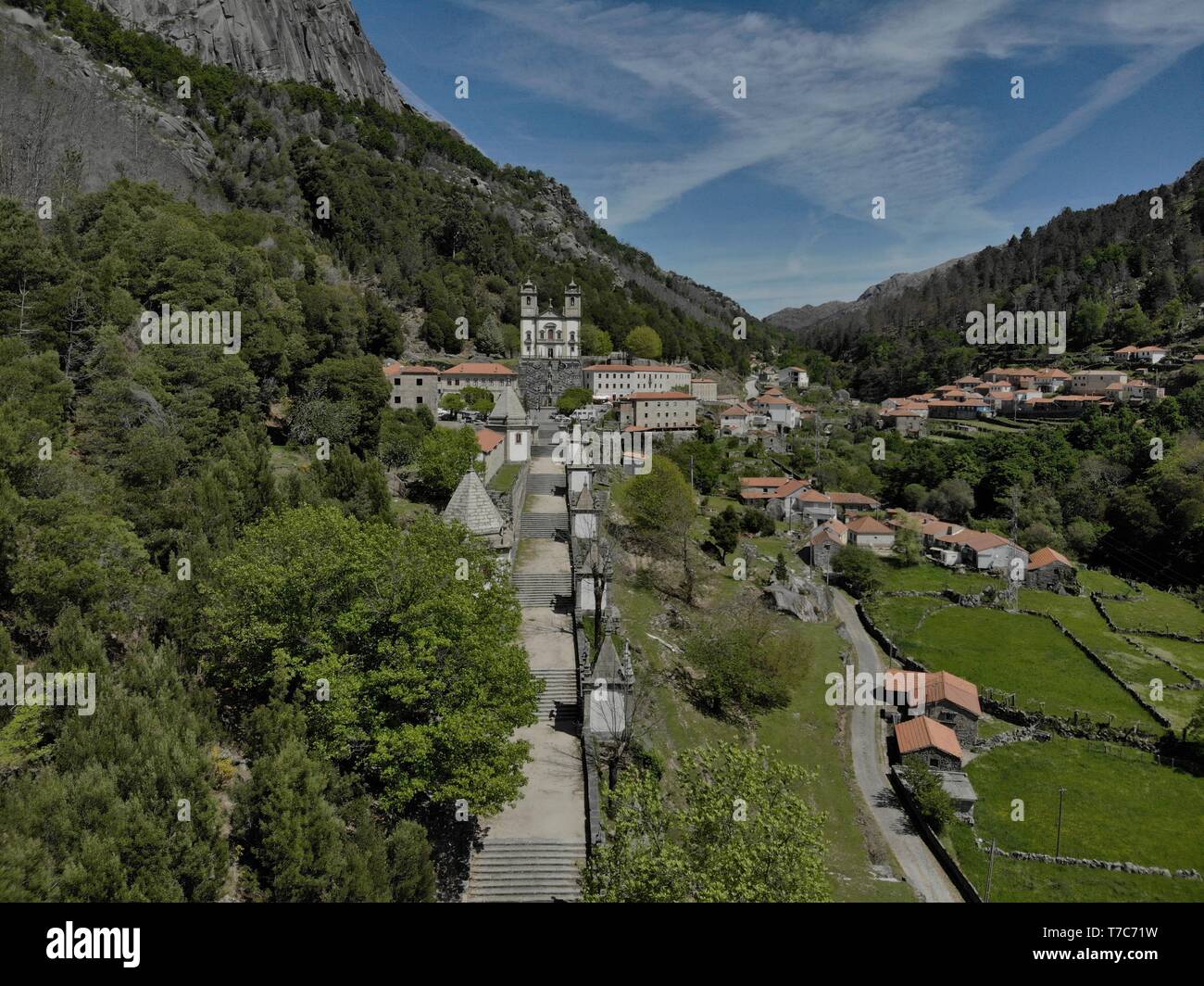 Fotografia aérea Gerês Foto Stock