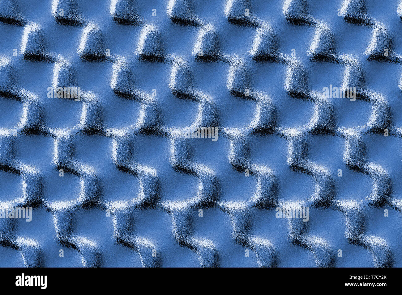 Abstract background volumetrico di ripetizione delle linee a zig-zag. Foto Stock