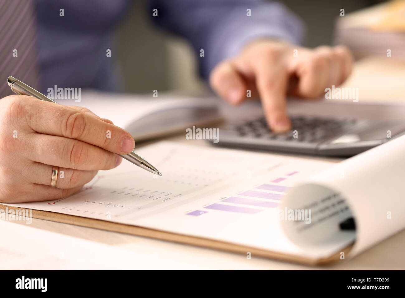 Corporate Business finanziamento Concetto di contabilità Foto Stock