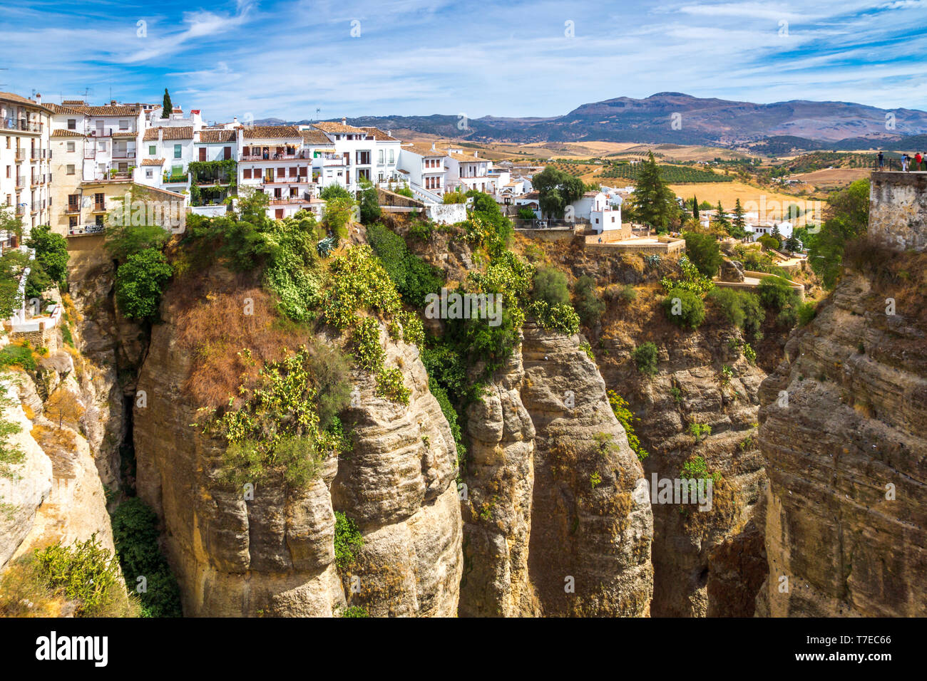 Villaggio bianco Ronda in Spagna Foto Stock