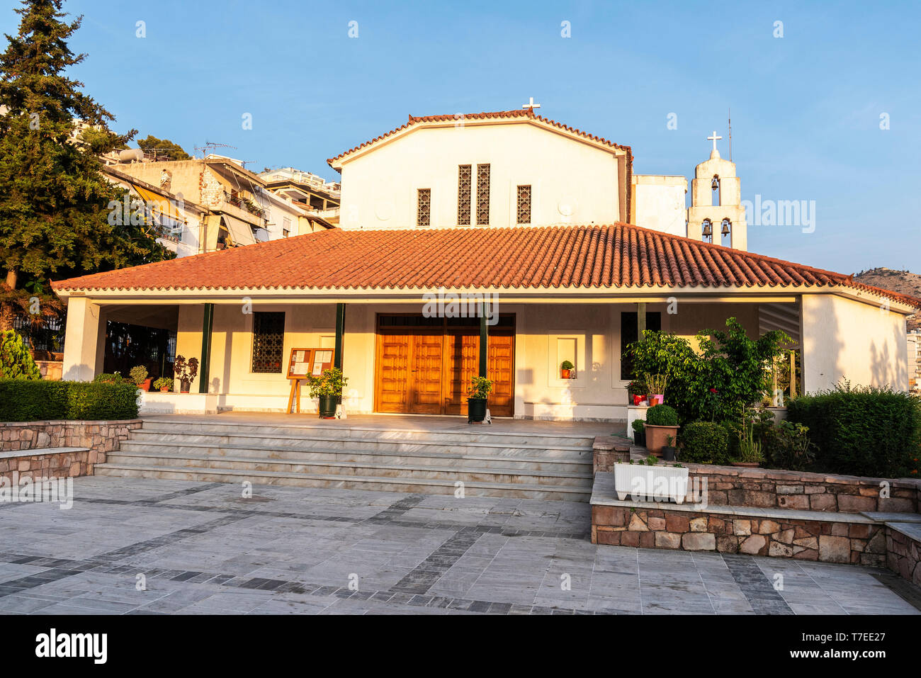 Chiesa ortodossa, chiesa, Saranda, Mar Ionio, Albania Foto Stock