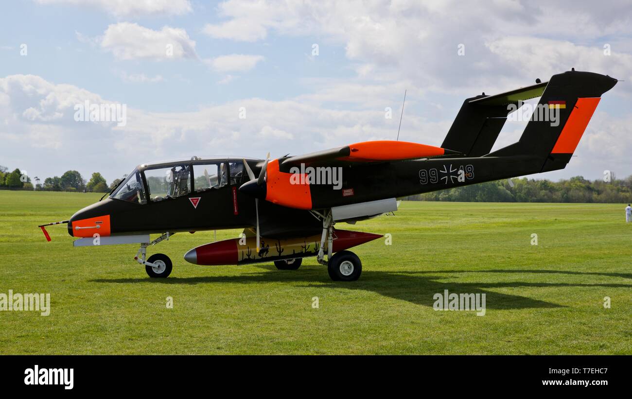 North American Rockwell OV-10B Bronco del Bronco Demo Team Foto Stock