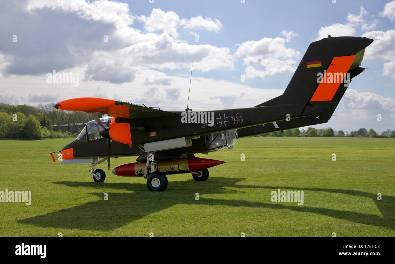 North American Rockwell OV-10B Bronco del Bronco Demo Team Foto Stock