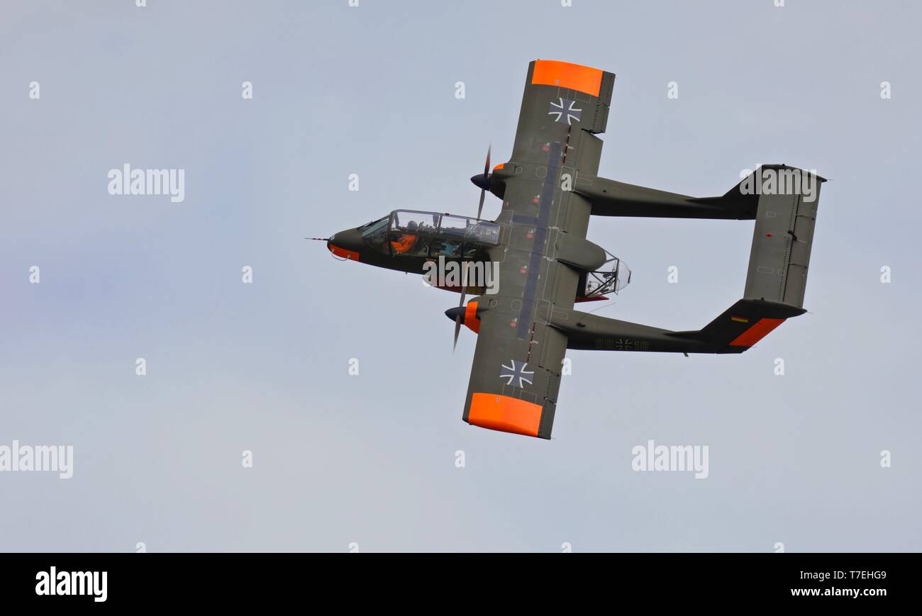 North American Rockwell OV-10B Bronco del Bronco Demo Team Foto Stock