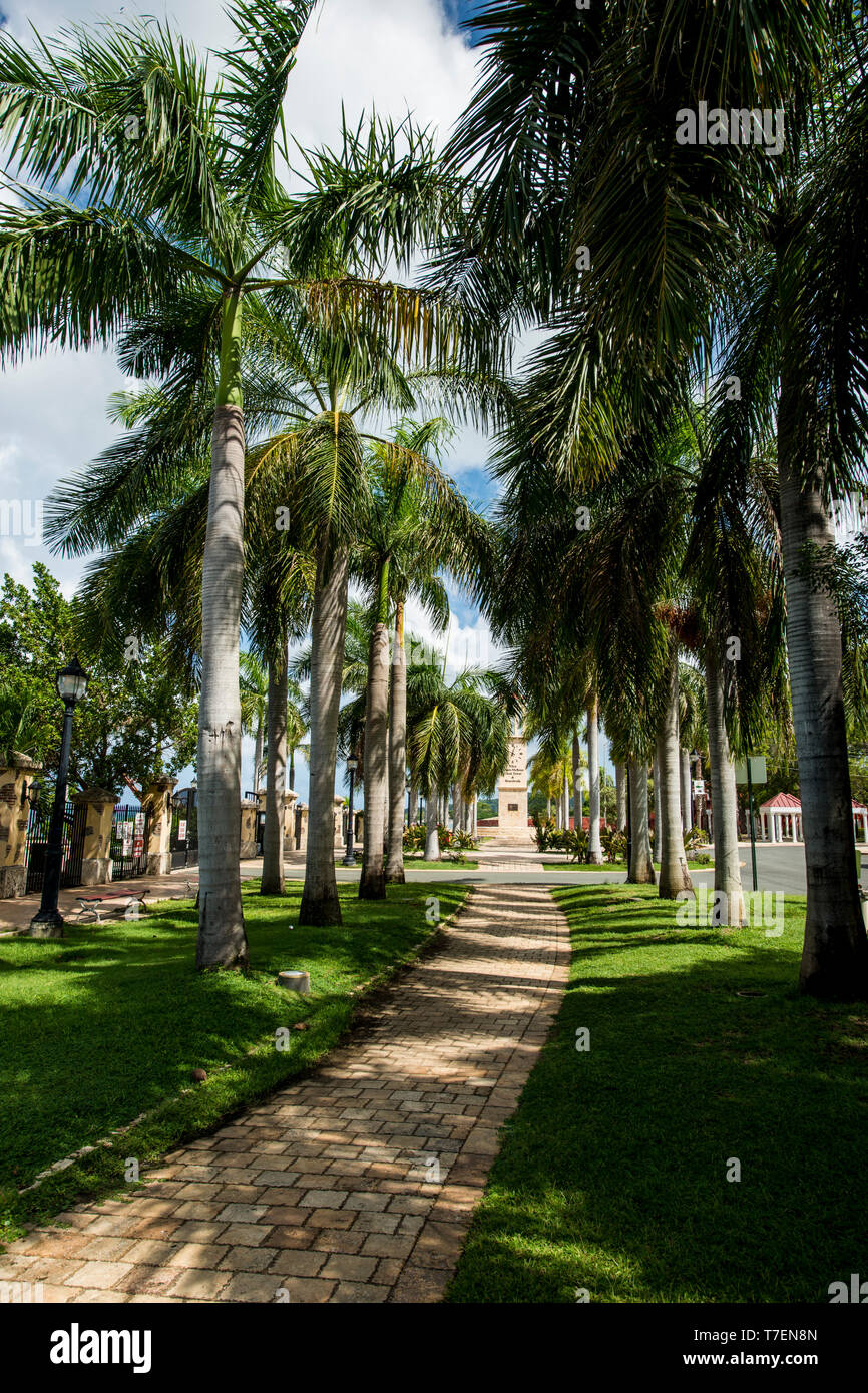 Cruise Terminal downtown Frederiksted, St. Croix, Isole Vergini americane. Foto Stock