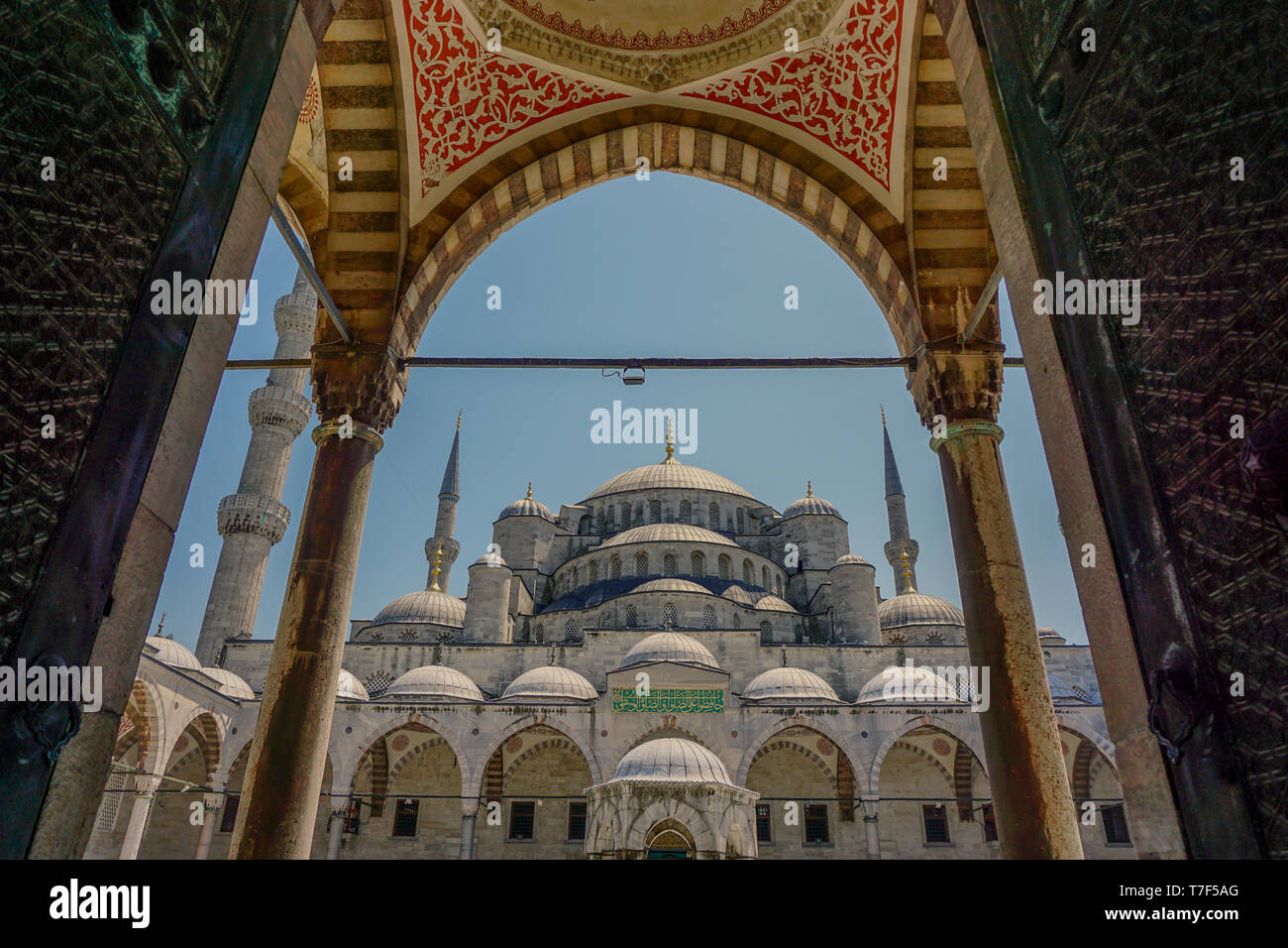 La moschea di Suleymaniye in Sultanahmet Istanbul Turchia landmark ottomano Foto Stock