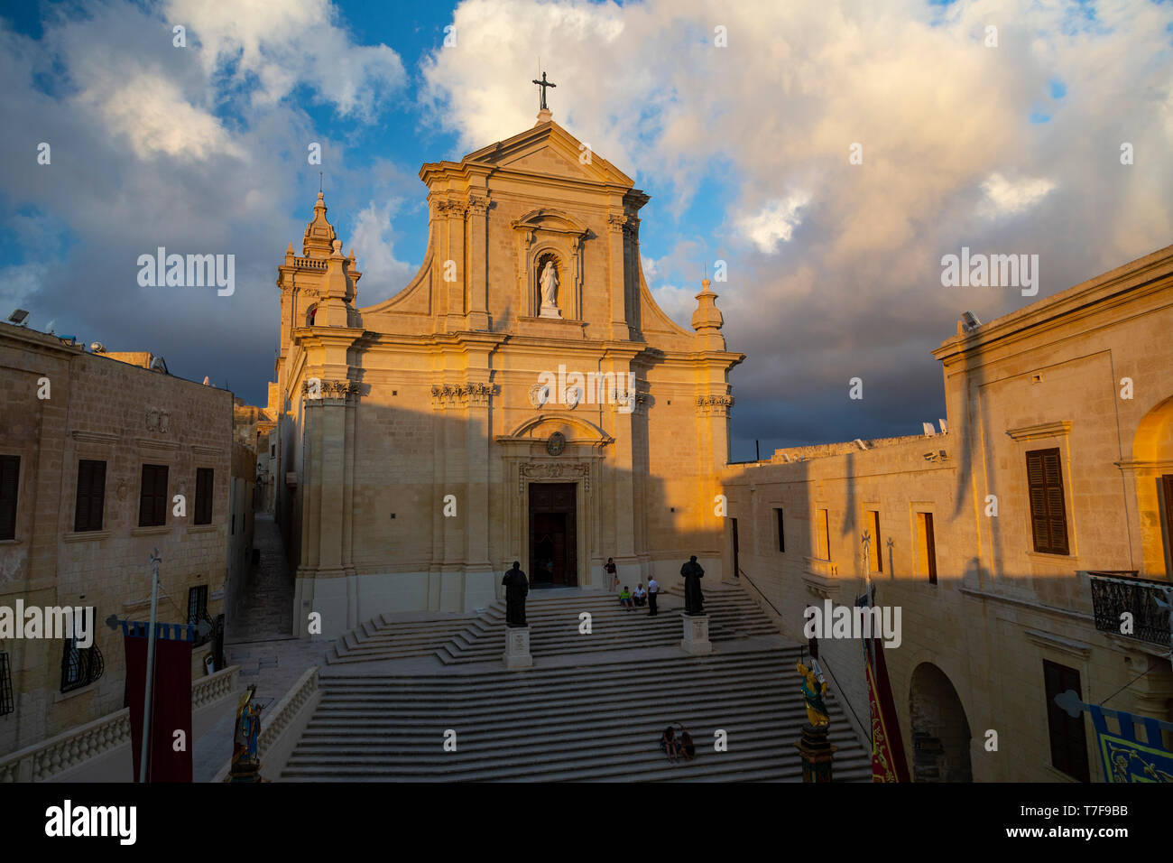 Malta, Gozo, Victoria (Rabat), Cittadella Vecchia Foto Stock