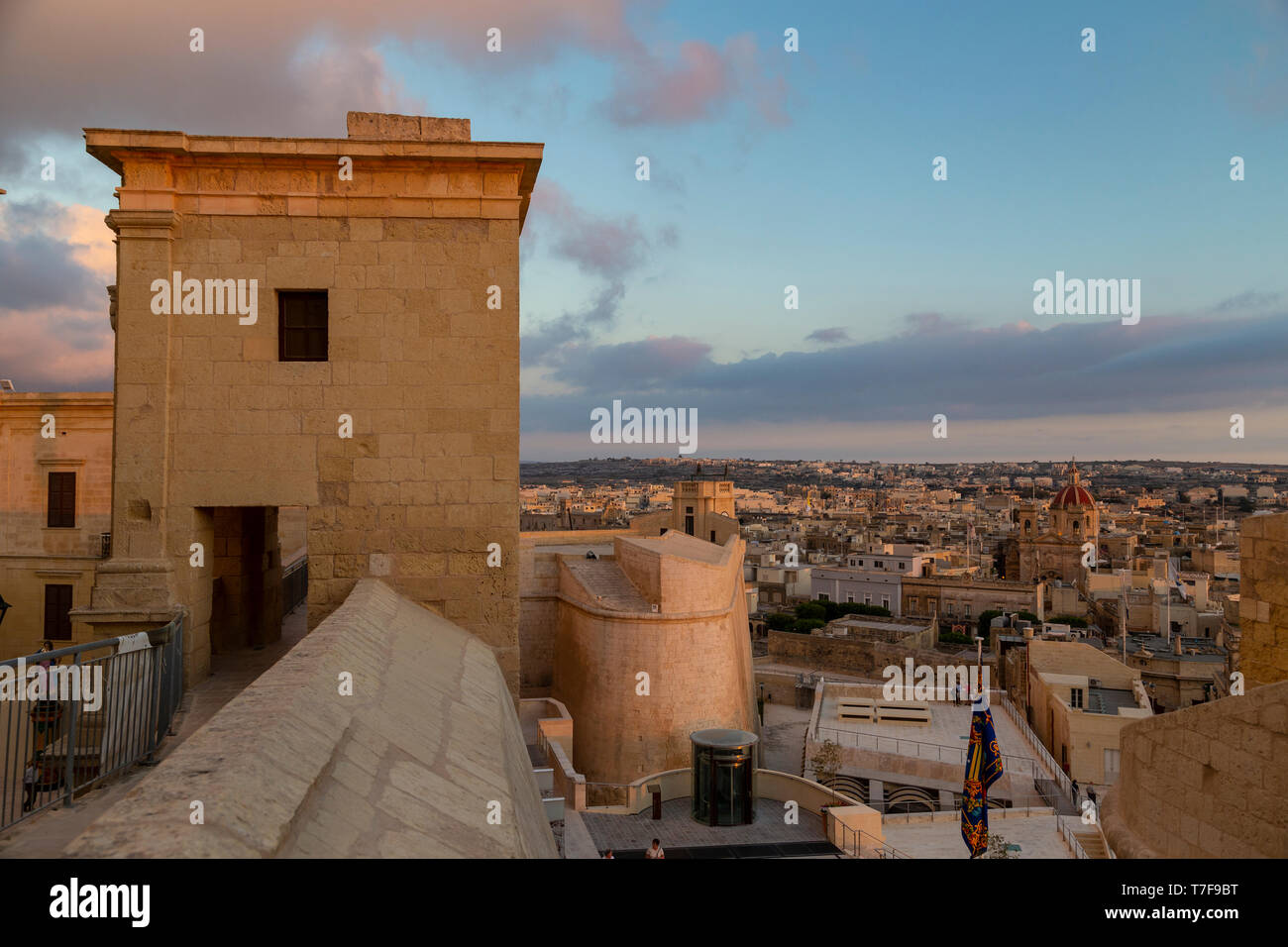 Malta, Gozo, Victoria (Rabat), Cittadella Vecchia Foto Stock