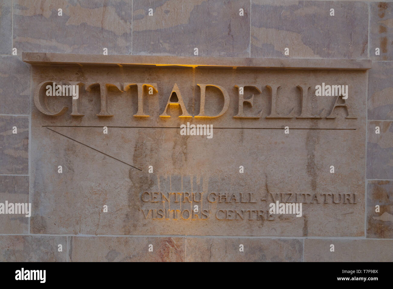 Malta, Gozo, Victoria (Rabat), Cittadella Vecchia Foto Stock