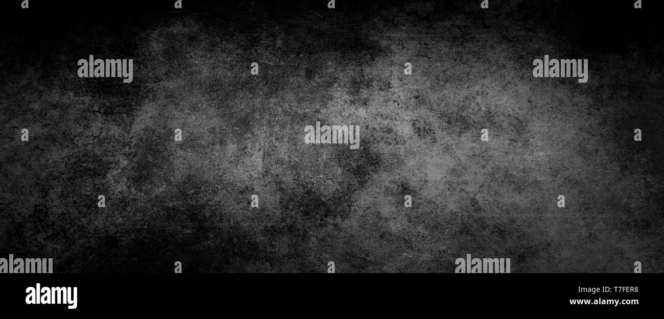 Nero elegante texture di sfondo in un vecchio design vintage, carbone scuro grigio colore sfondo Foto Stock