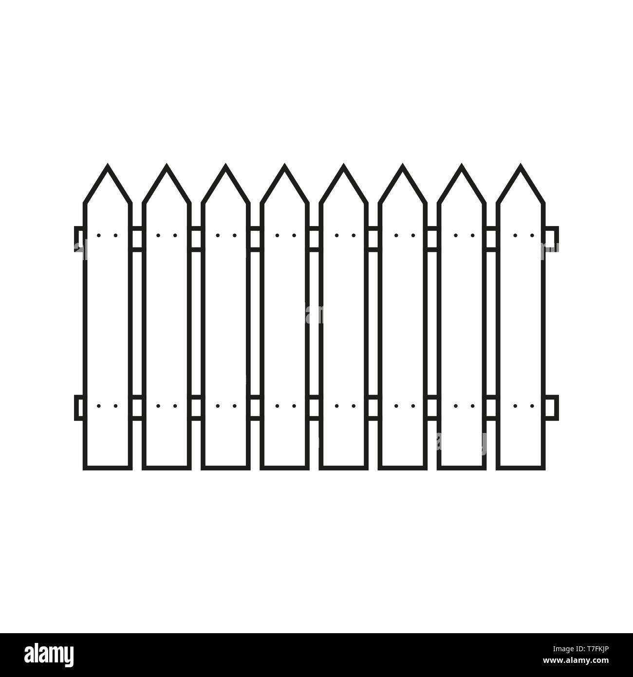 Icona di recinzione. Semplici web icona nera, può essere utilizzato come elemento di web icona sullo sfondo bianco. eps10. Illustrazione Vettoriale Icona di recinzione. Semplici web icona nera, può essere utilizzato come elemento di web icona sullo sfondo bianco. eps10. Illustrazione Vettoriale