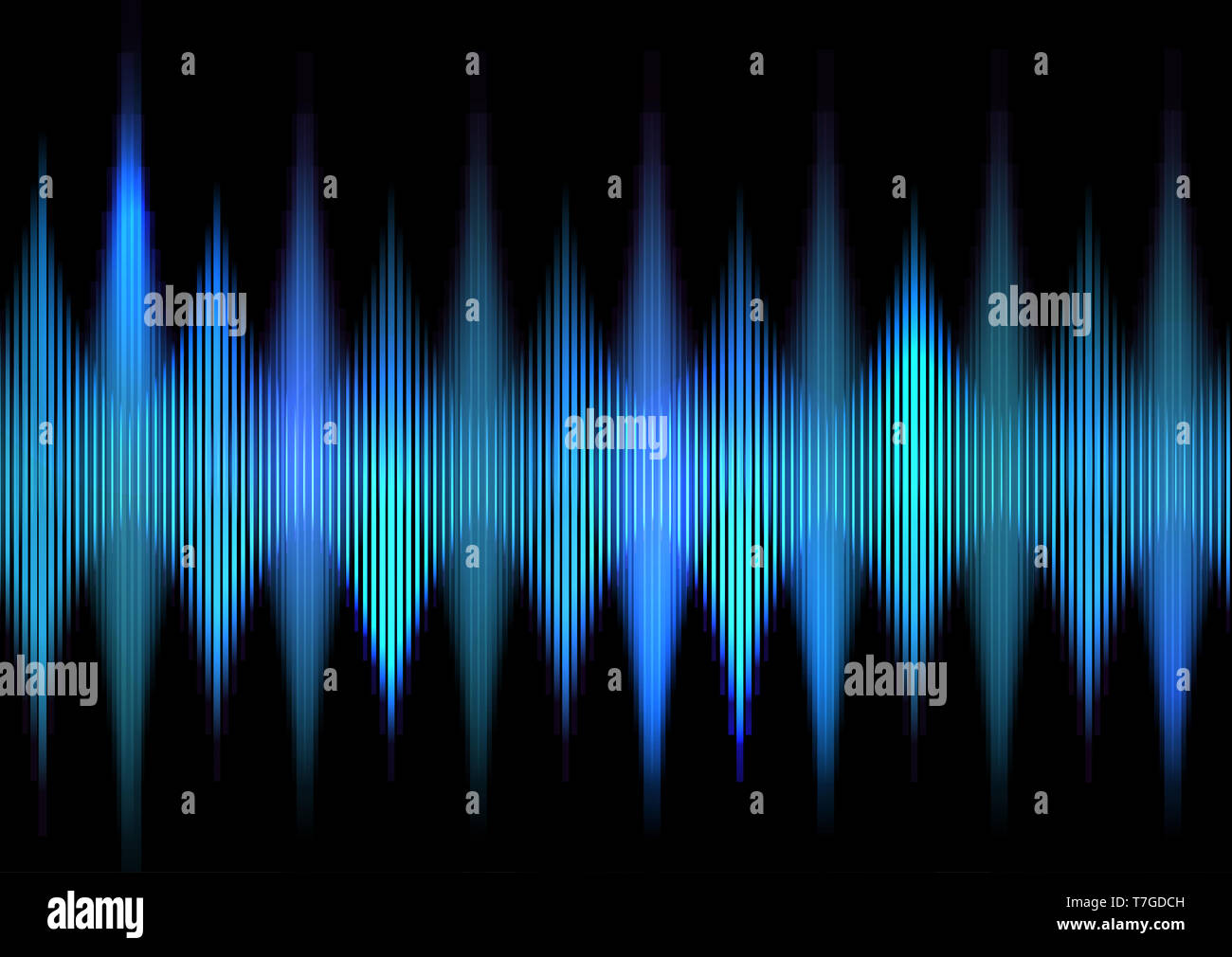 Abstract sfondo con onde tecno design Foto Stock