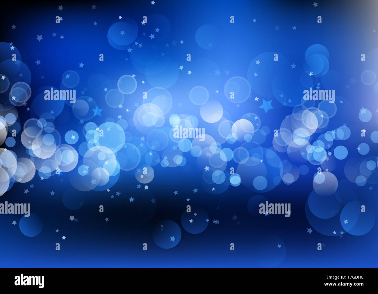 Sfondo decorativo con bokeh design di luci Foto Stock