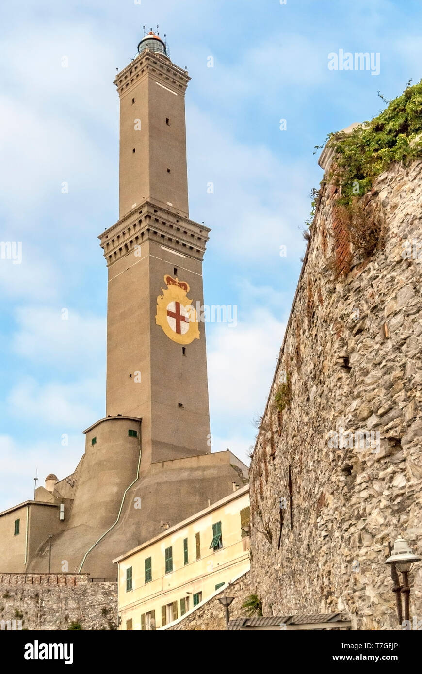 Torre della Lanterna di Genova, Liguria, Italia Foto Stock