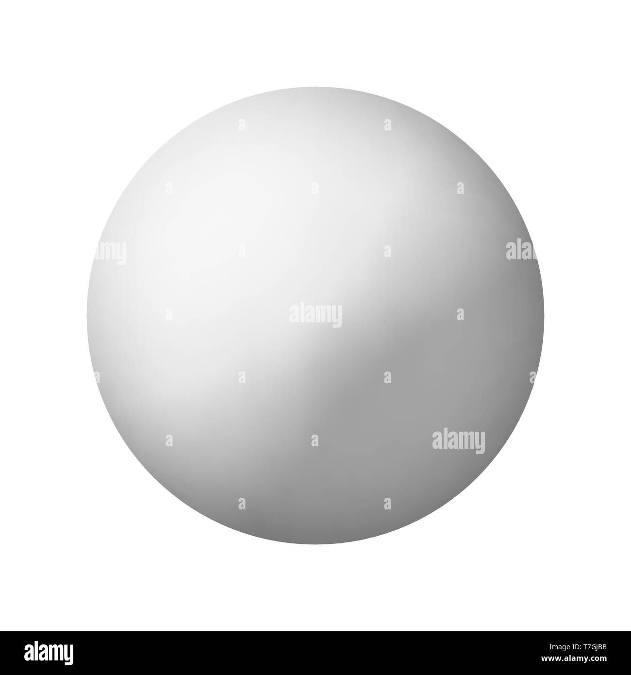 Grigio bianco pulsante rotondo. Illustrazione Vettoriale. Pulsante astratto isolato Illustrazione Vettoriale