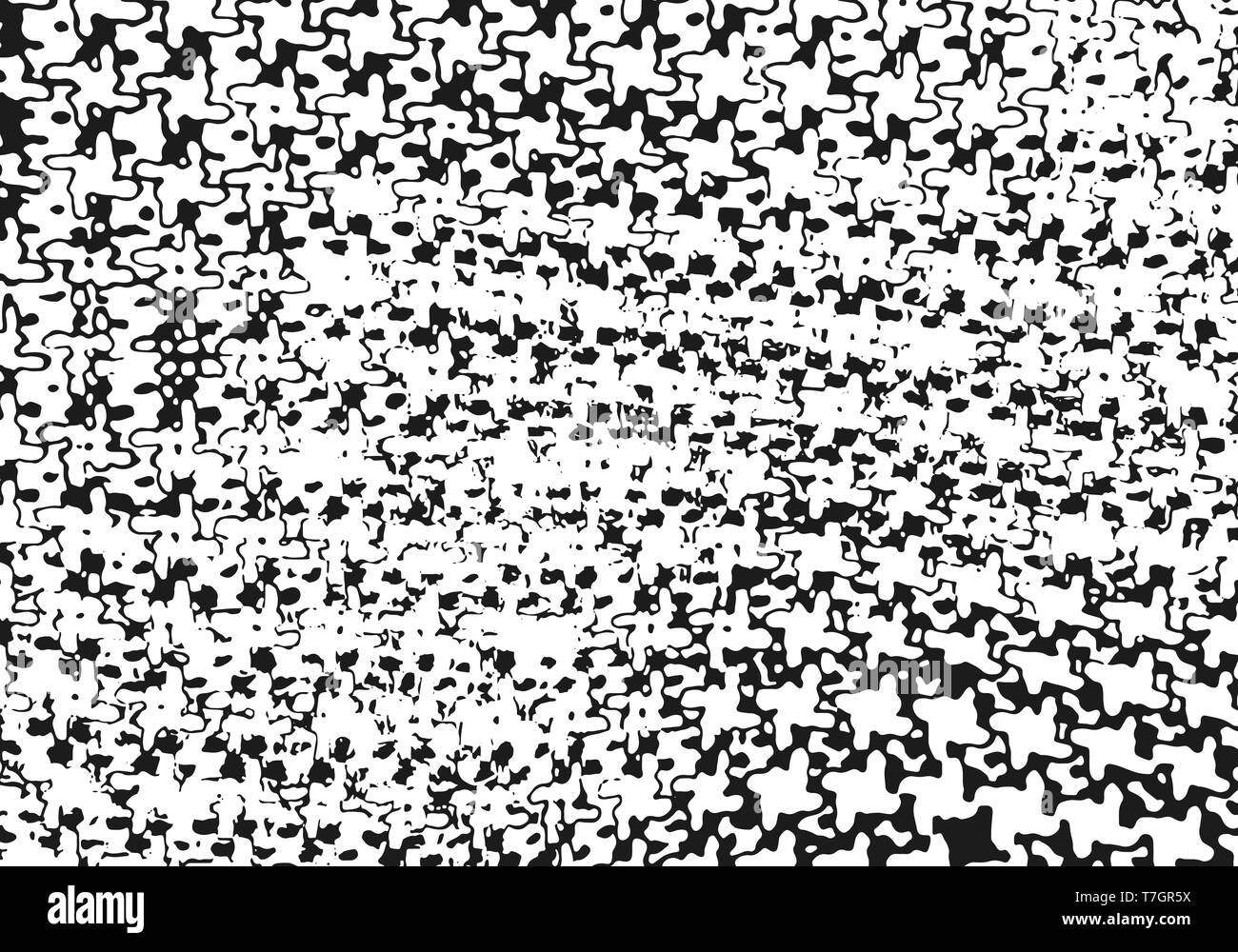 Grunge background texture. Illustrazione Vettoriale. Abstract texture di sfondo nero Illustrazione Vettoriale