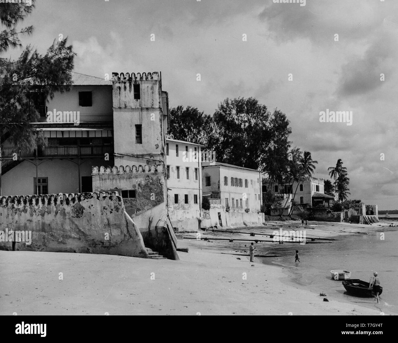 Jubilee Gardens, Stone Town, Zanzibar, 70s Foto Stock
