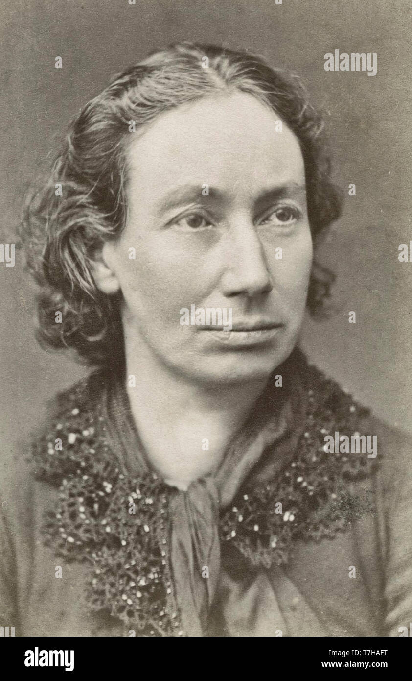 Louise Michel (1830-1905) Foto Stock