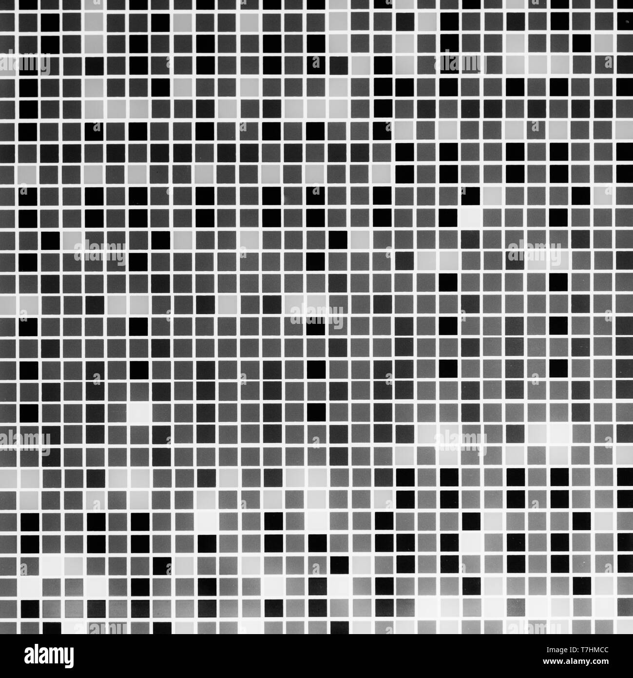 Moderno geometrico mosaico di piastrelle a griglia Foto Stock