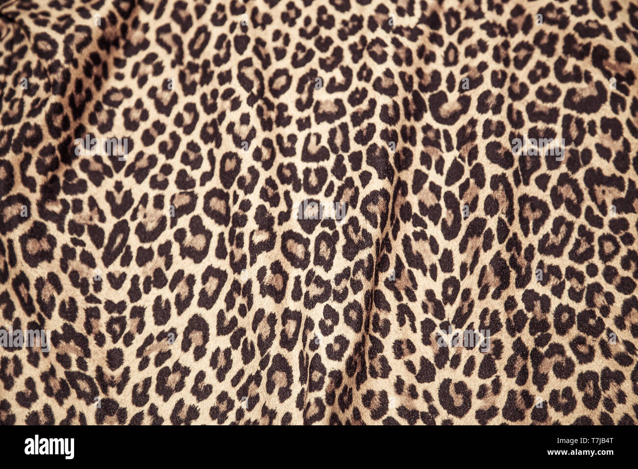 Leopard configurazione di sfondo animale leopard stampa il design tessile tessuto a pelle di leopardo modello senza giunture Foto Stock