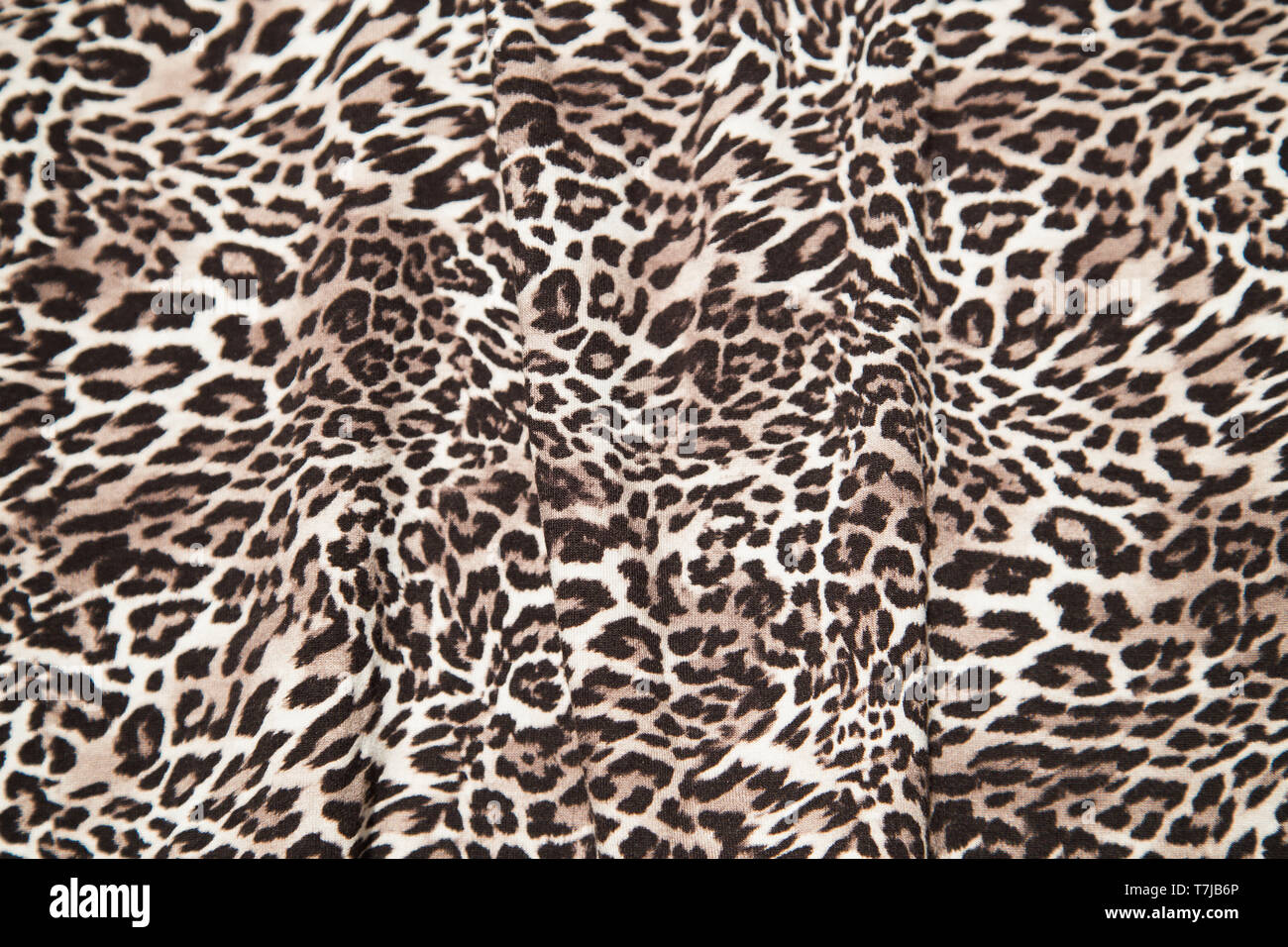 Leopard configurazione di sfondo animale leopard stampa il design tessile tessuto a pelle di leopardo modello senza giunture Foto Stock