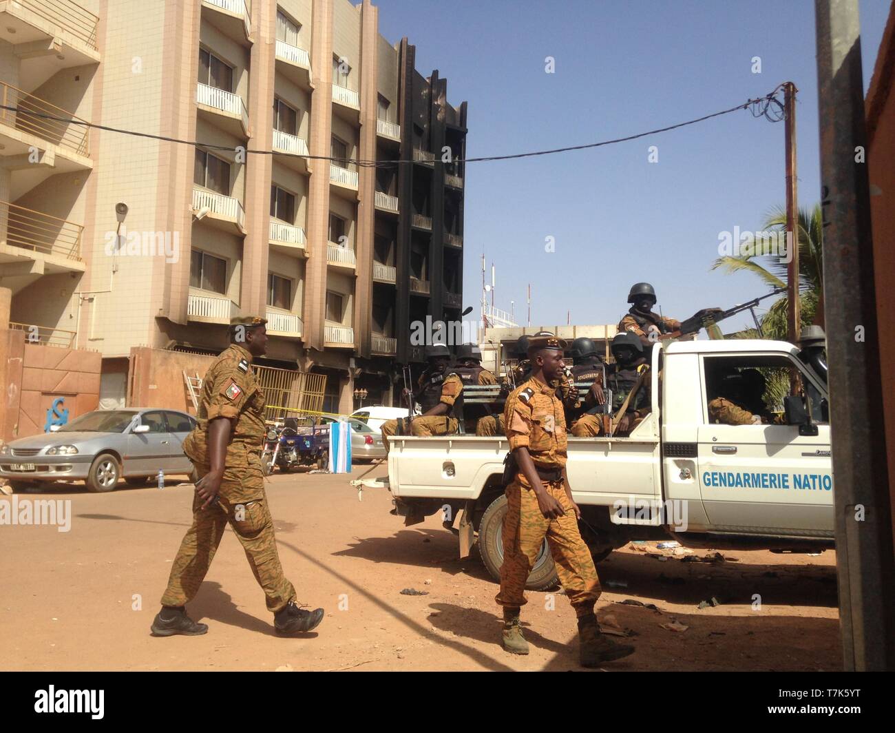 Burkina-faso bomba in Ouagadougou Foto Stock