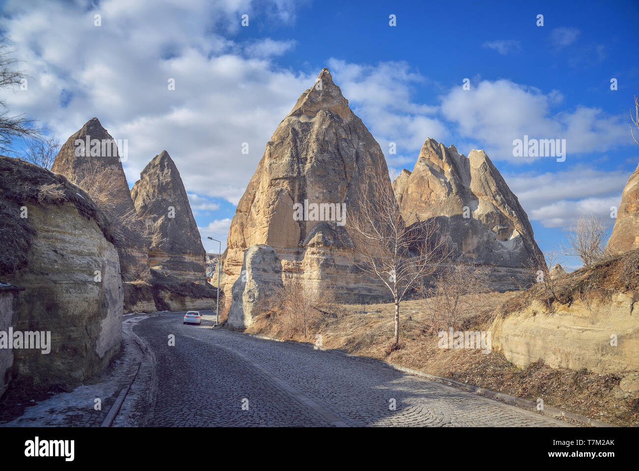 Splendido paesaggio in Cappadocia Foto Stock