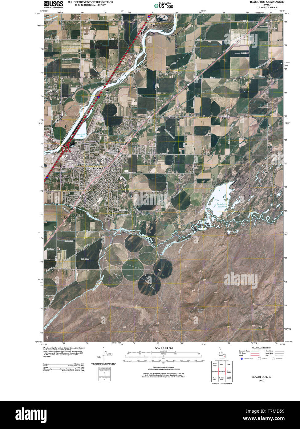 Mappa di idaho blackfoot immagini e fotografie stock ad alta risoluzione Alamy