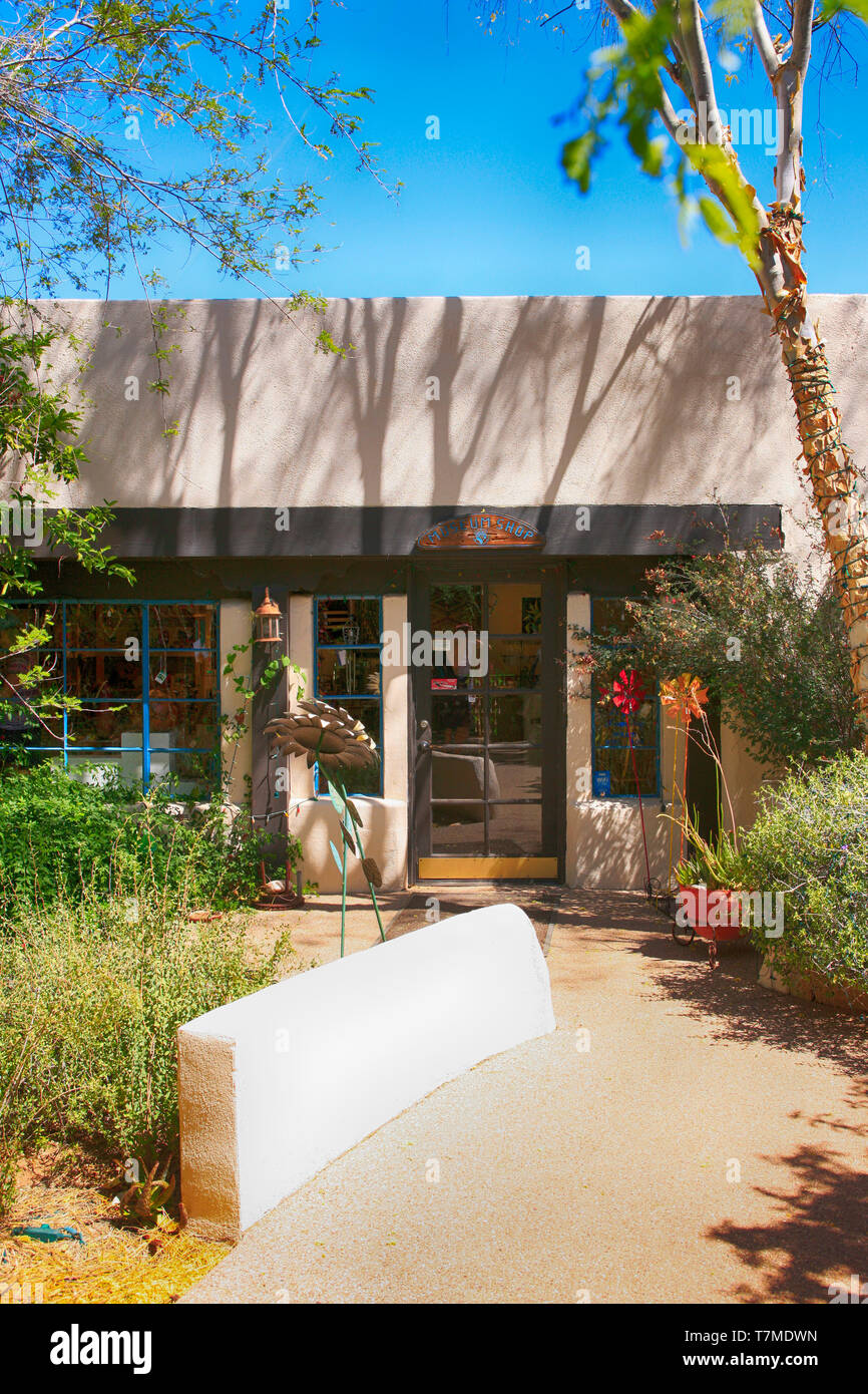 Museum shop presso Tohono Chul Park giardini botanici in Tucson AZ Foto Stock