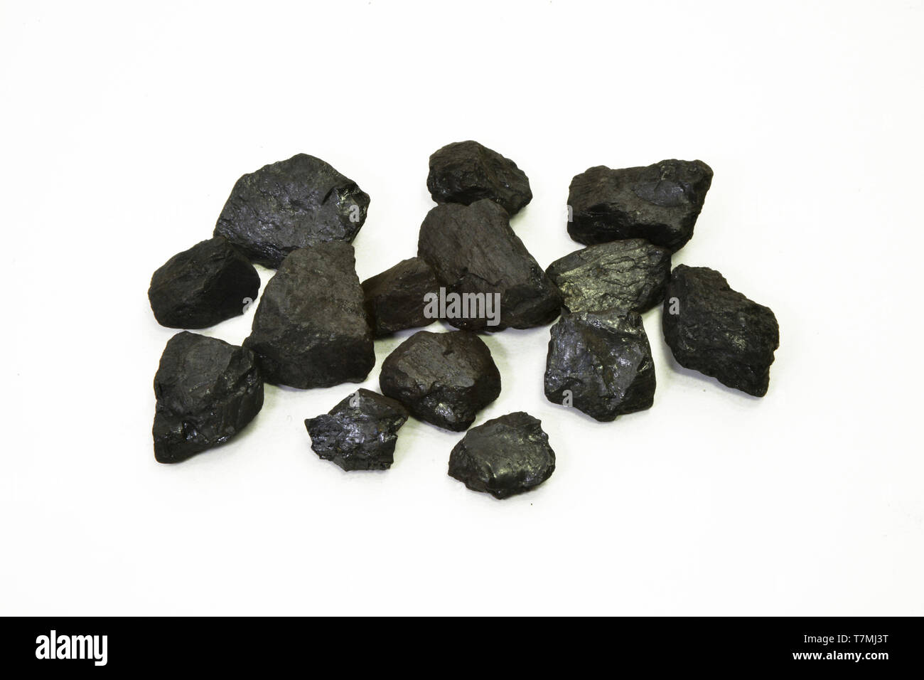 Coke di pirolisi viene degasato il carbon fossile, cioè molto puro carbonio per l'industria siderurgica in Germania Foto Stock