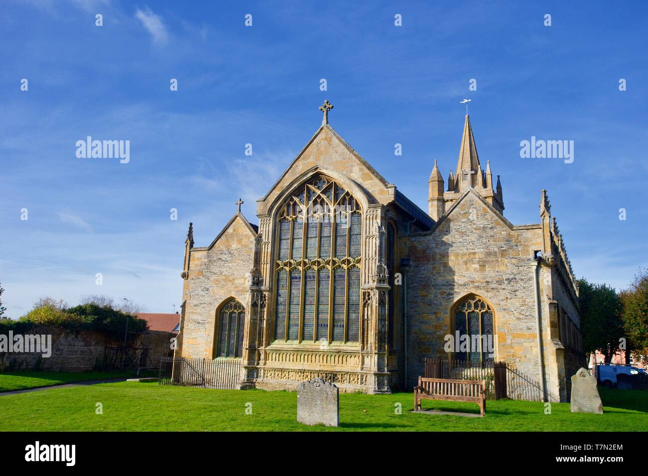 San Lorenzo è la Chiesa, Evesham, Worcestershire Inghilterra Foto Stock