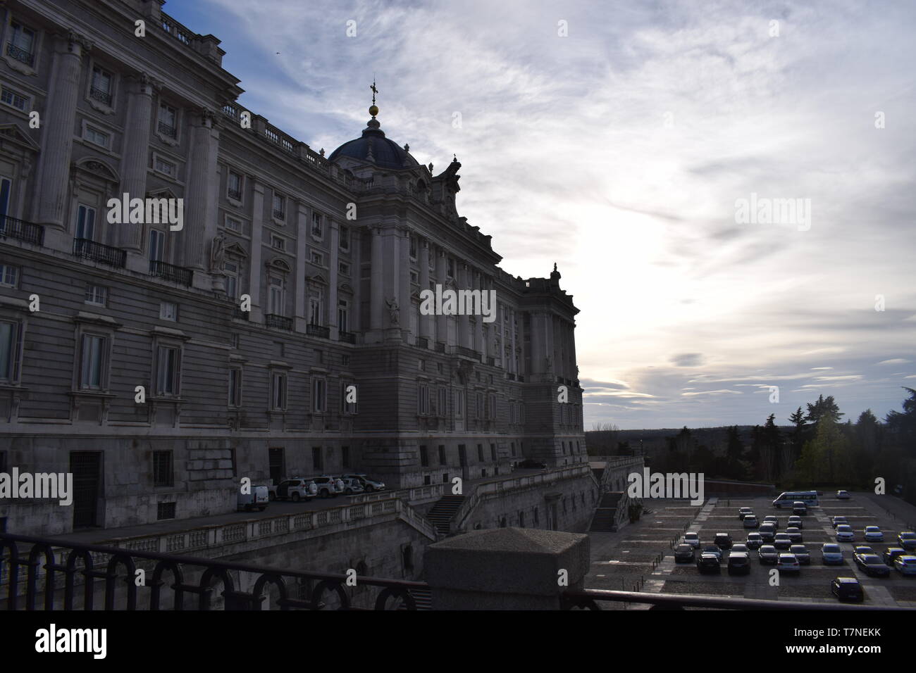 Palacio Real a Madrid Foto Stock