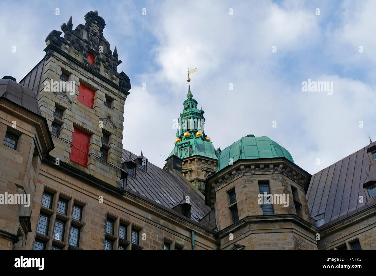 Il Castello di Kronborg, Helsingor, Europa , Danimarca, Scandinavia, Europa Foto Stock