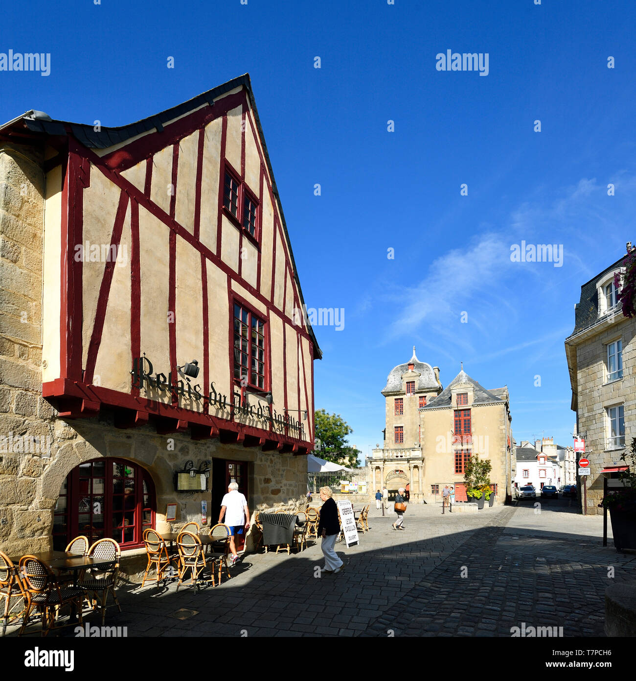 Francia, Loire Atlantique, Guerande Peninsula, Le Croisic, Aiguillon Hotel, xvii secolo Foto Stock