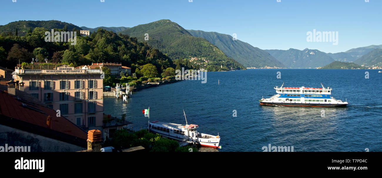 L'Italia, Lombardia, Lago di Como, il villaggio di Bellagio, hotel Metropole Foto Stock