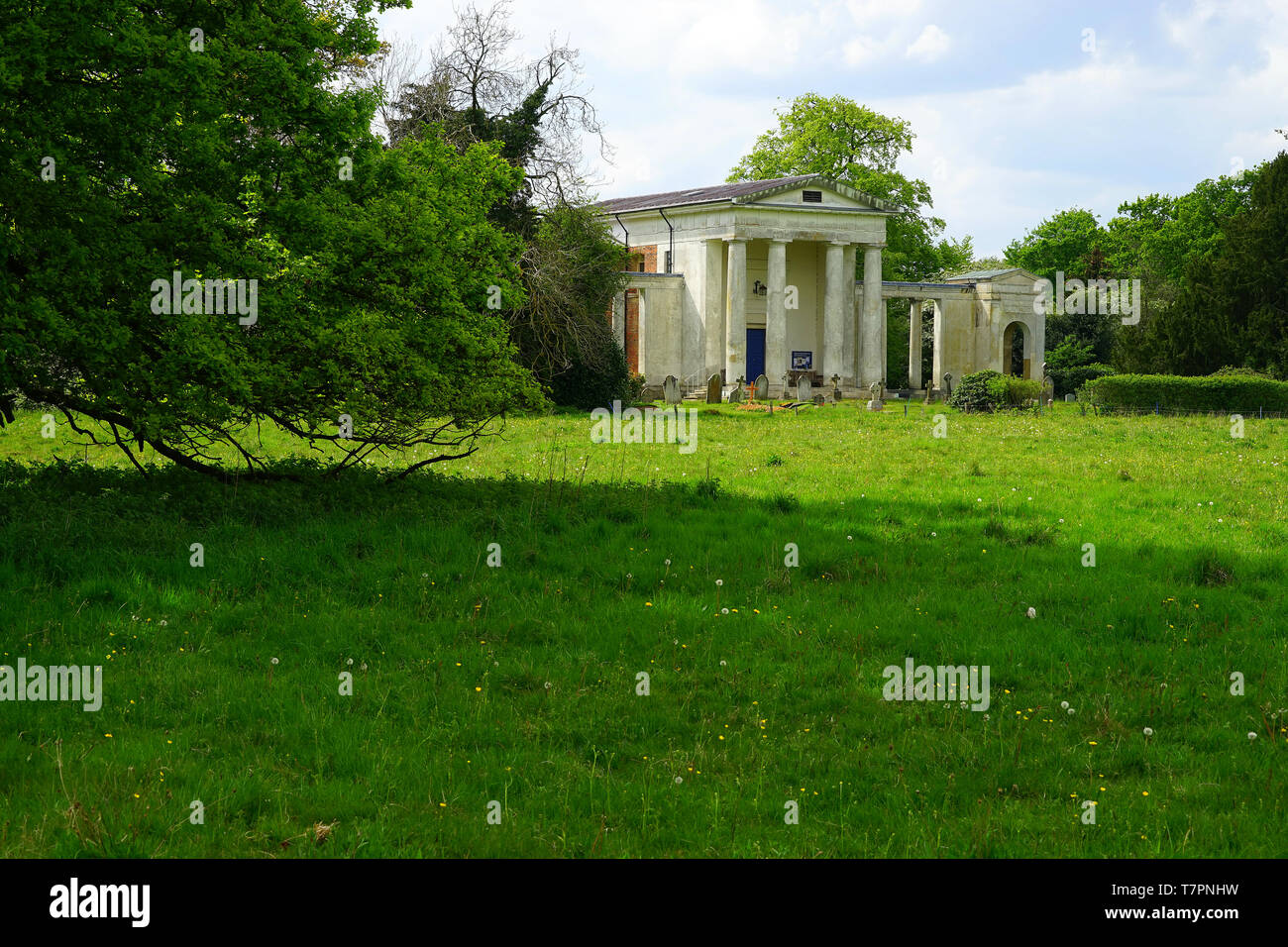 La Chiesa georgiana a Ayot St Lawrence Foto Stock