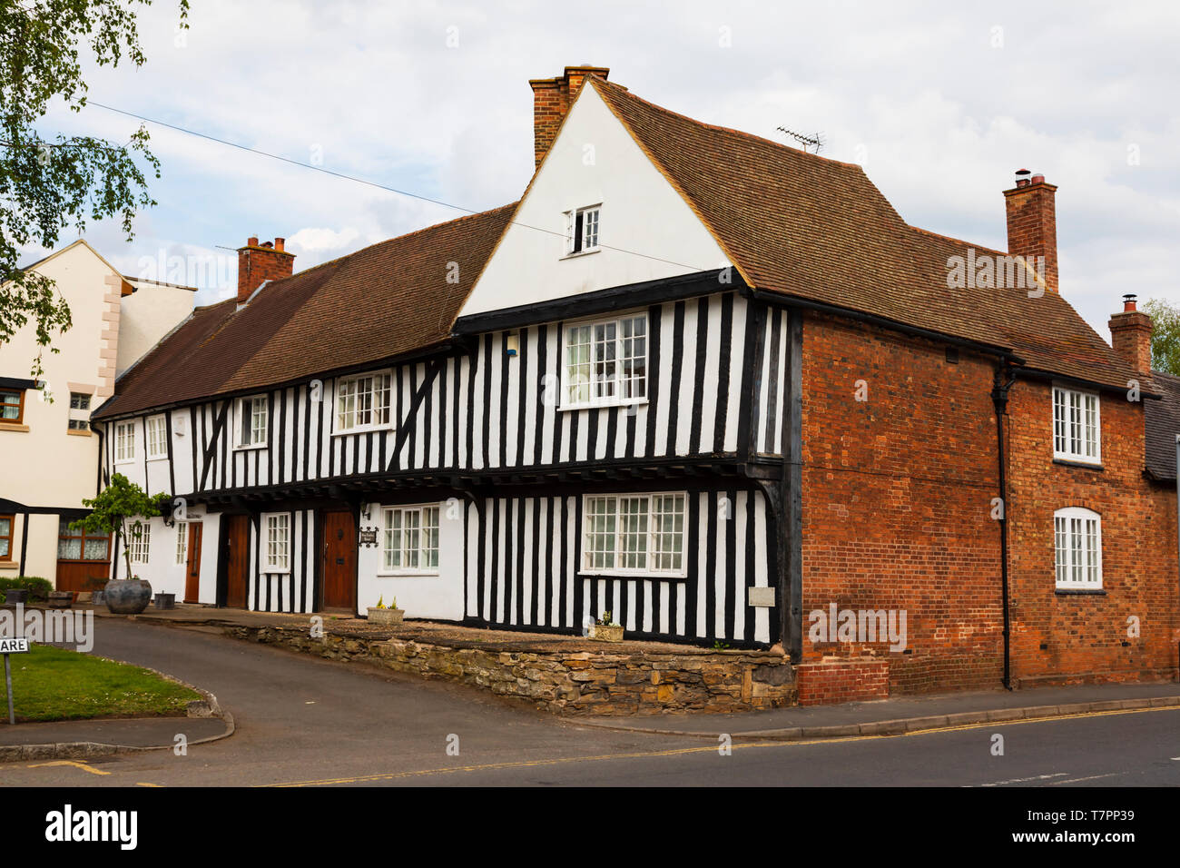 Il vecchio leone Inn dove la polvere da sparo plotter aspettato per ascoltare notizie del destuction del parlamento. Ora una casa privata denominata "Guy Fawkes House". Foto Stock