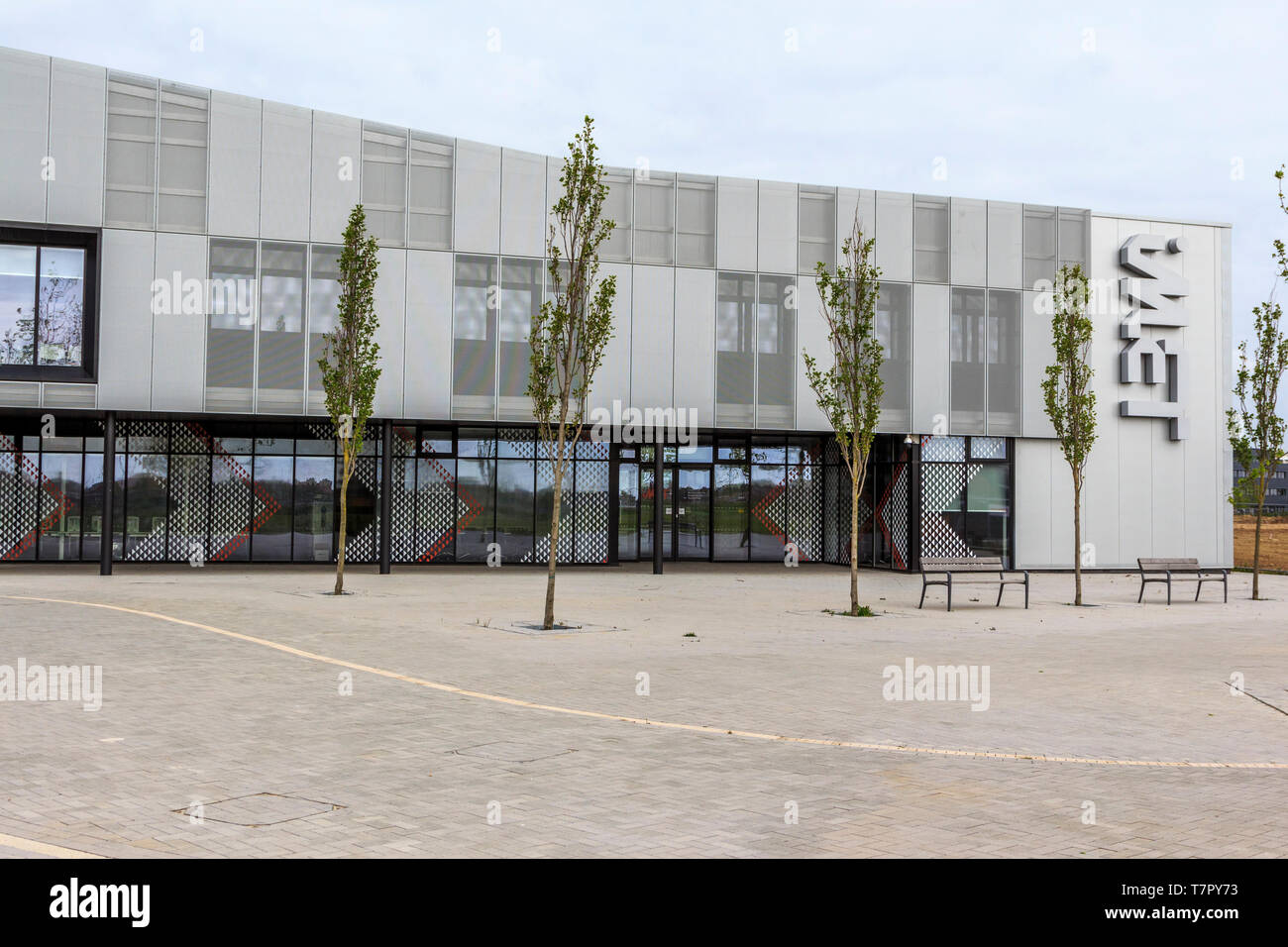 Alconbury Weald, vicino a Huntingdon, Cambridgeshire, Inghilterra, Regno Unito, GB Foto Stock