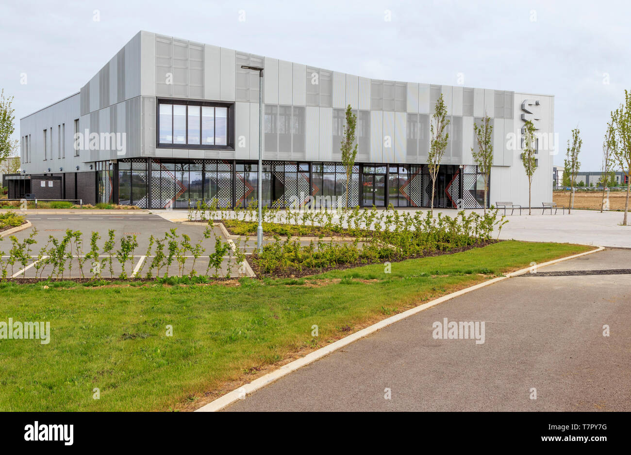 Alconbury Weald, vicino a Huntingdon, Cambridgeshire, Inghilterra, Regno Unito, GB Foto Stock