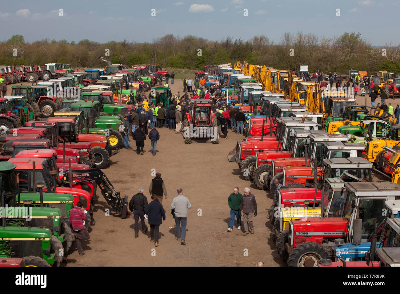 Cheffins di Cambrige, la più grande delle macchine agricole di aste di vendita in Europa. Foto Stock