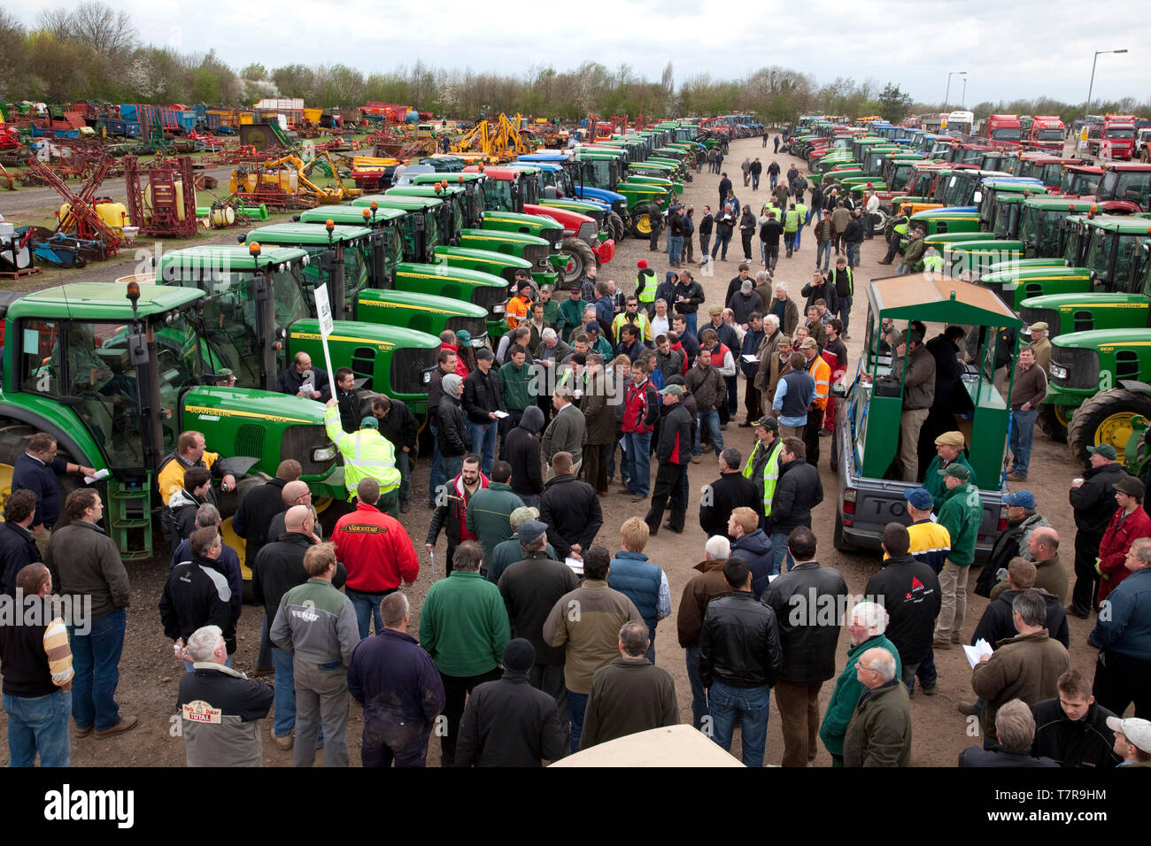 Cheffins di Cambrige, la più grande delle macchine agricole di aste di vendita in Europa. Foto Stock
